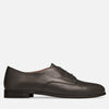 Low heel oxford shoes black leather by Julia Bo