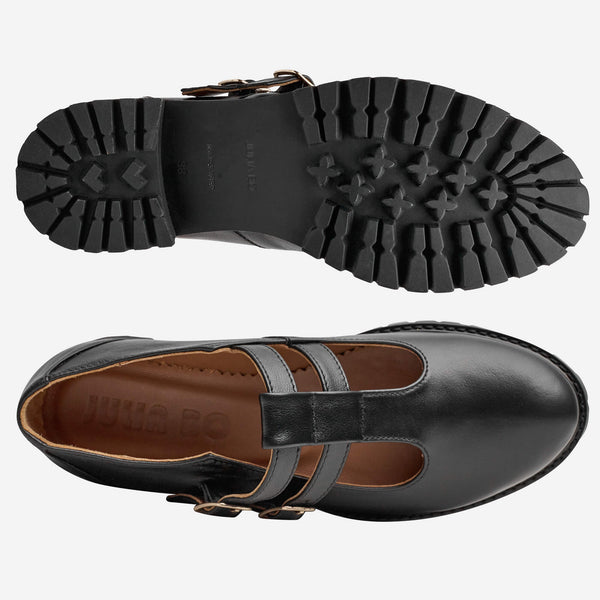 Double Strap Mary Jane Shoes - Buxton | Consciously handcrafted in