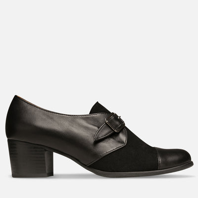 monk shoes heel