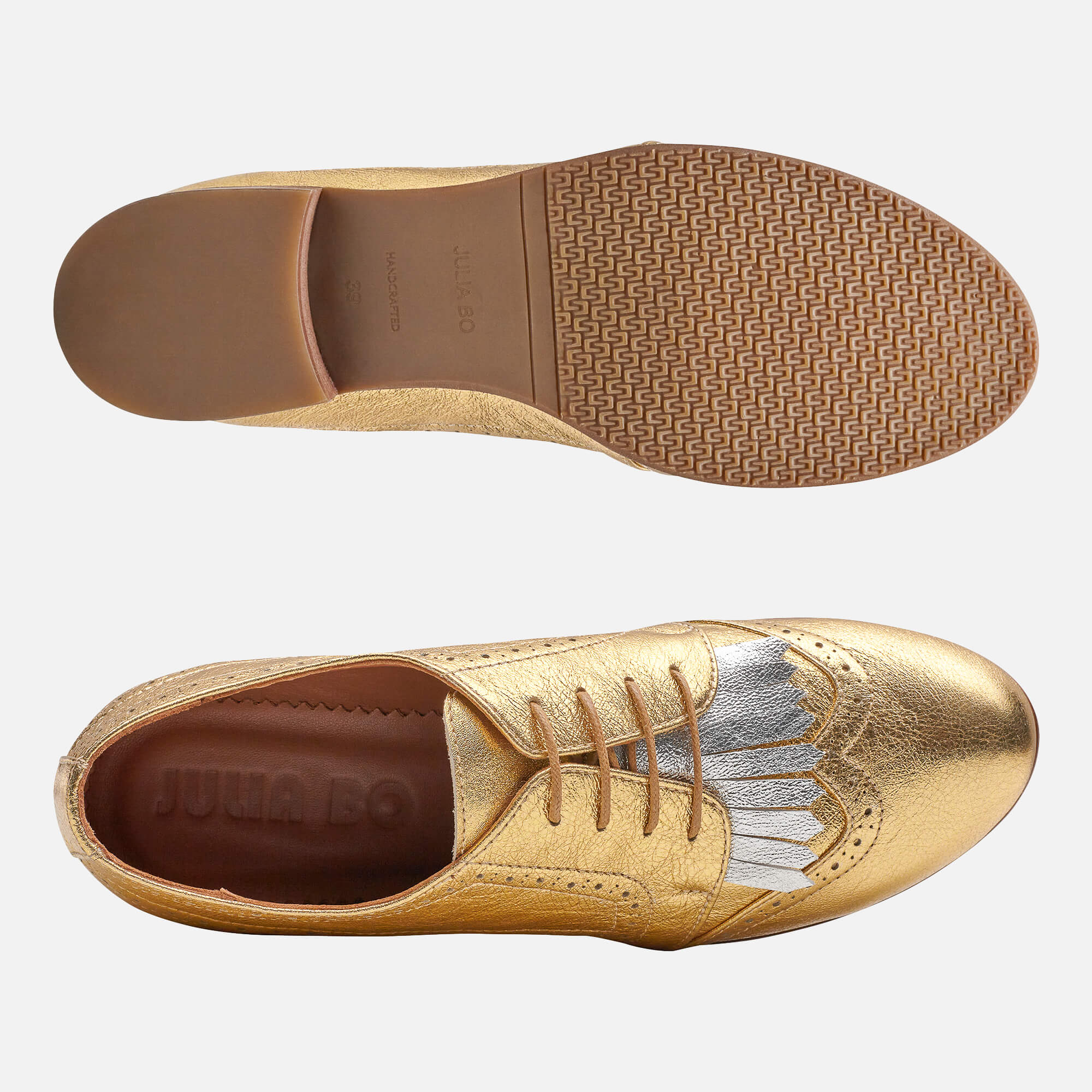 Gold Oxford Shoes - Hendrick by Julia Bo | Custom Oxfords & Boots - Julia Bo - Women's Oxfords Gold Oxford Shoes - Hendrick by Julia Bo | Custom Oxfords & Boots - Julia Bo - Women's Oxfords
