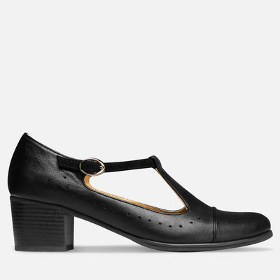 black mary jane heels 