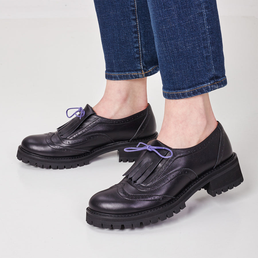black oxford shoes women by julia bo