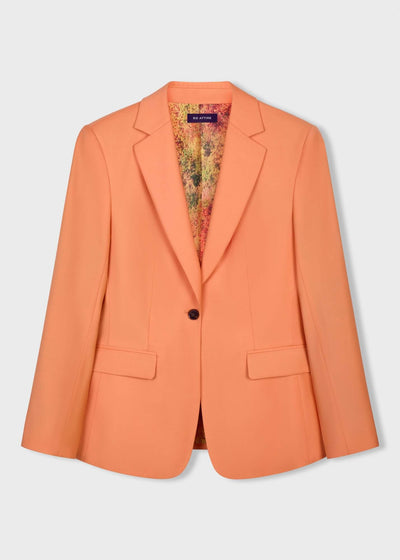 orange blazer for women by julia bo