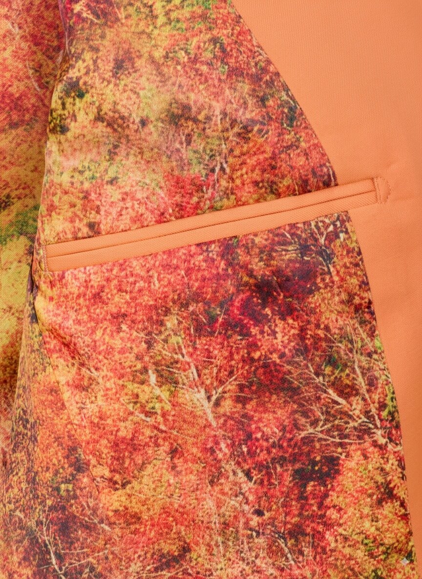 orange womens suit by julia bo