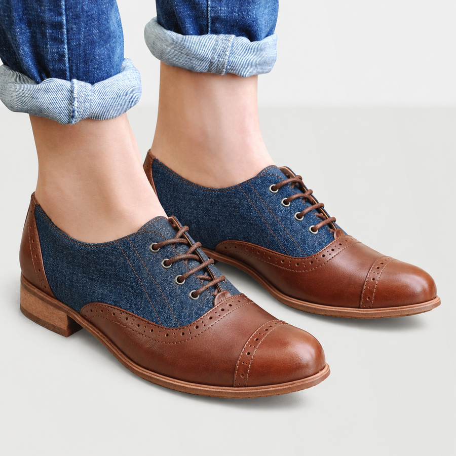 oxford shoes jeans by julia bo