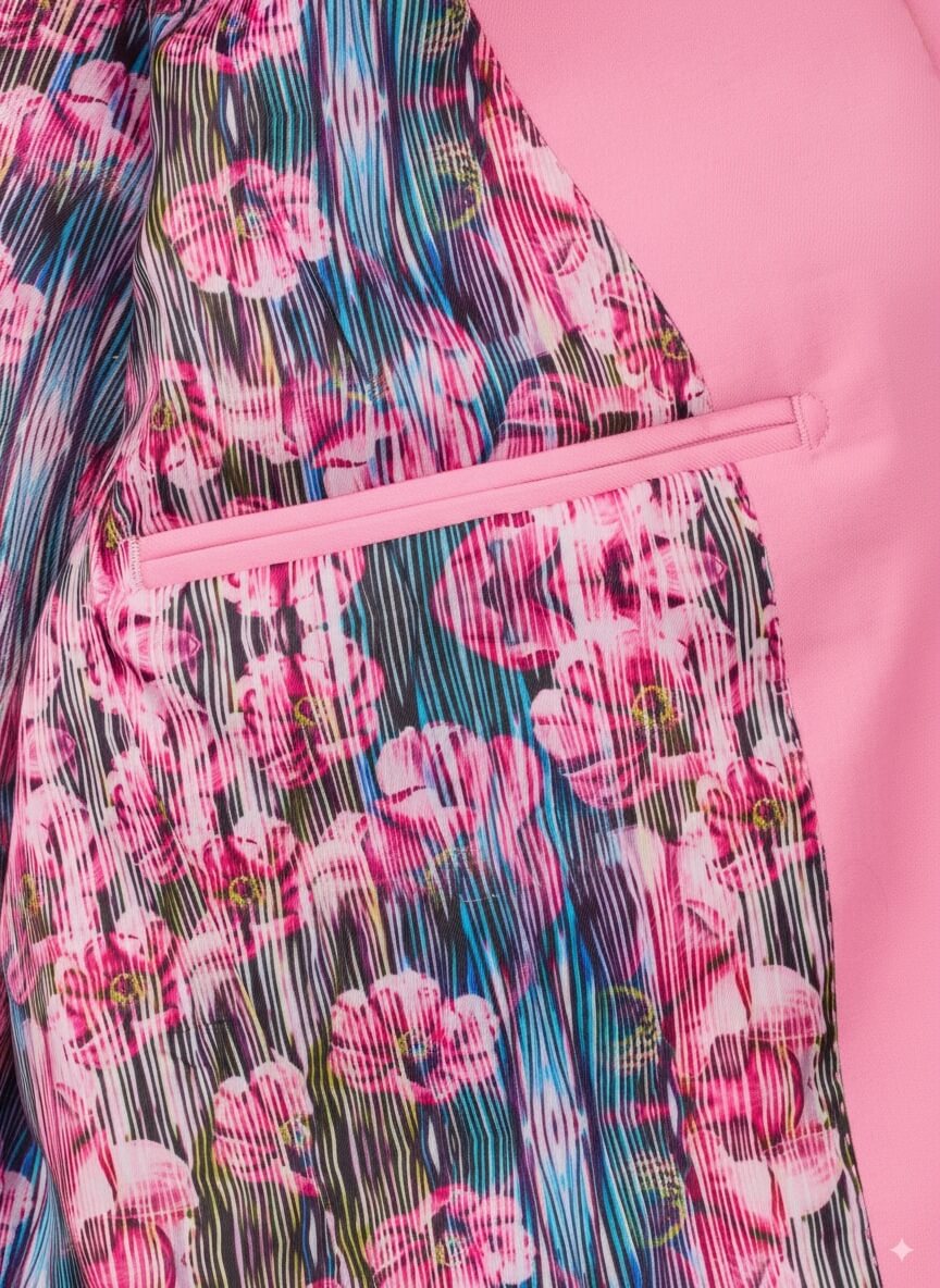 pink womens suit by julia bo