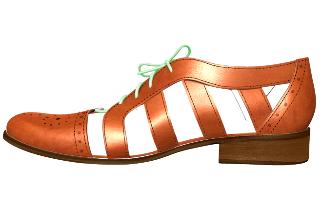 Nassau - Cutout Oxfords