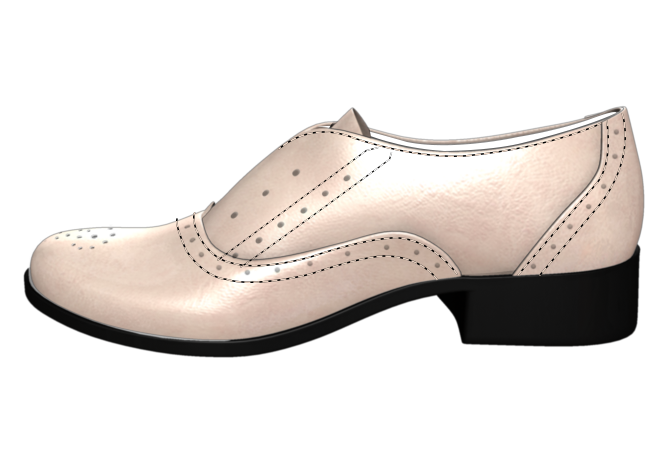 Pershing - Laceless Oxfords