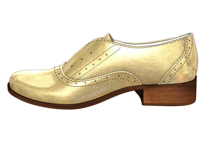 Pershing - Laceless Oxfords