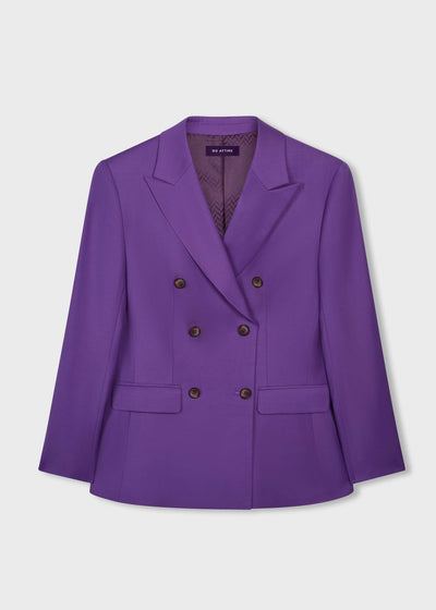 purple blazer women by julia bo