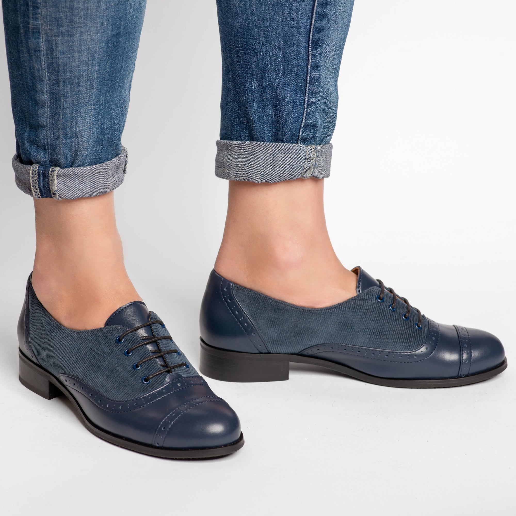 Oxford Shoes Navy Lace Up Shoes Womens Pikolinos Blue Leather