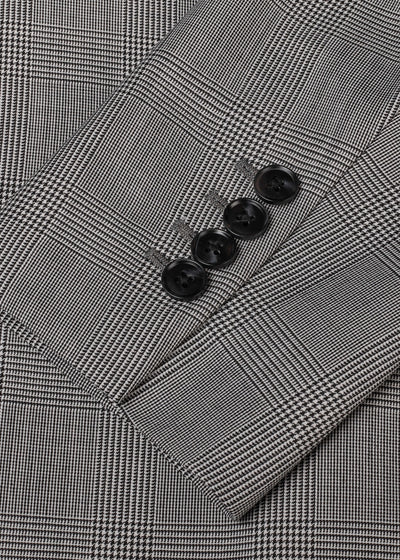 Plaid Black & White Blazer