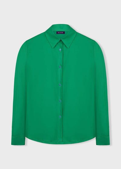 Green blouse women by julia bo