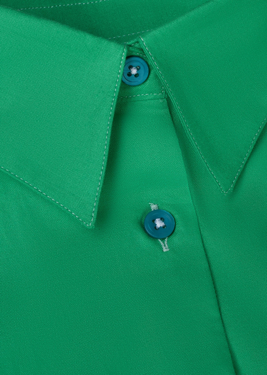 Green blouse women by julia bo