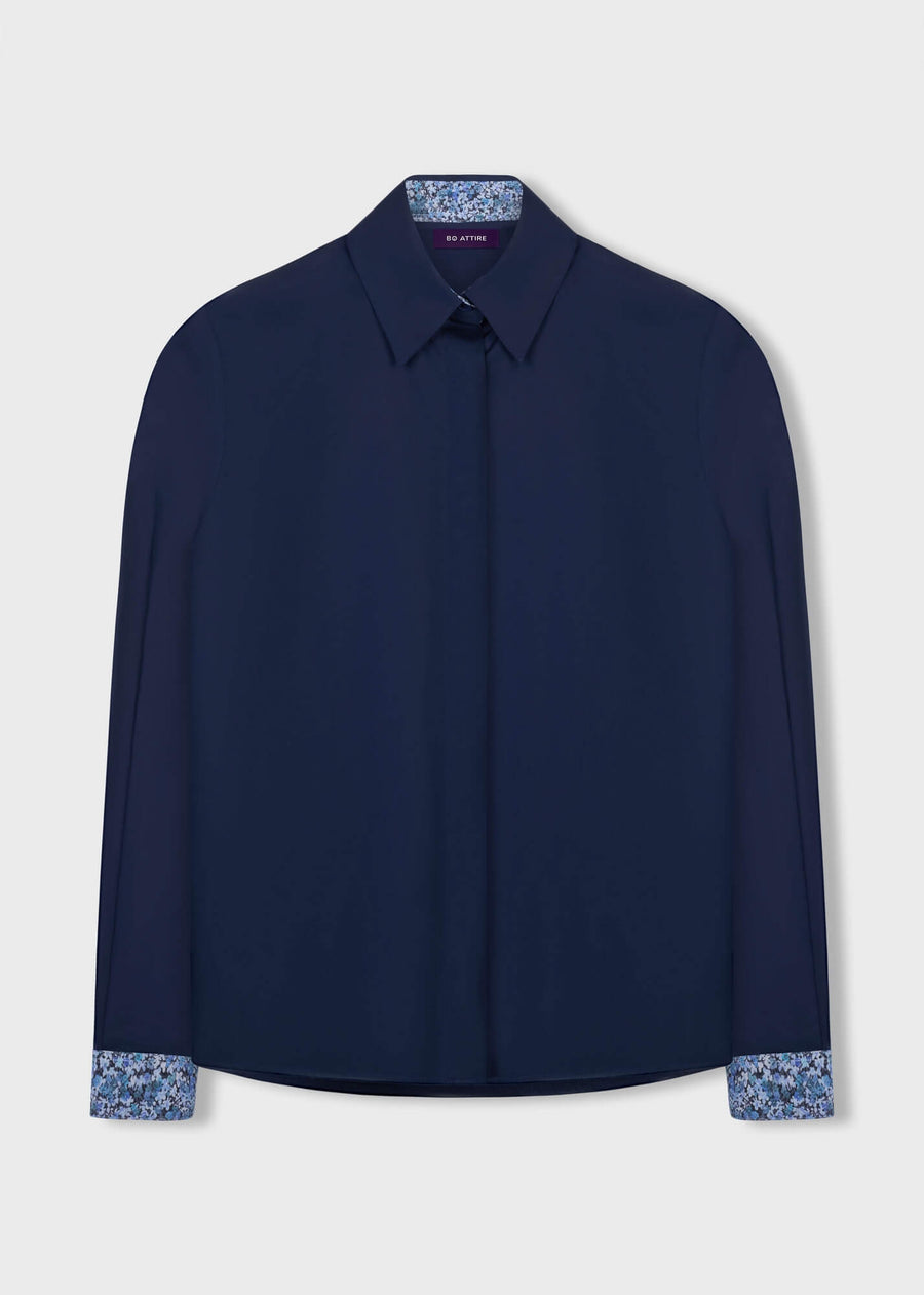 Blue blouse women by julia bo