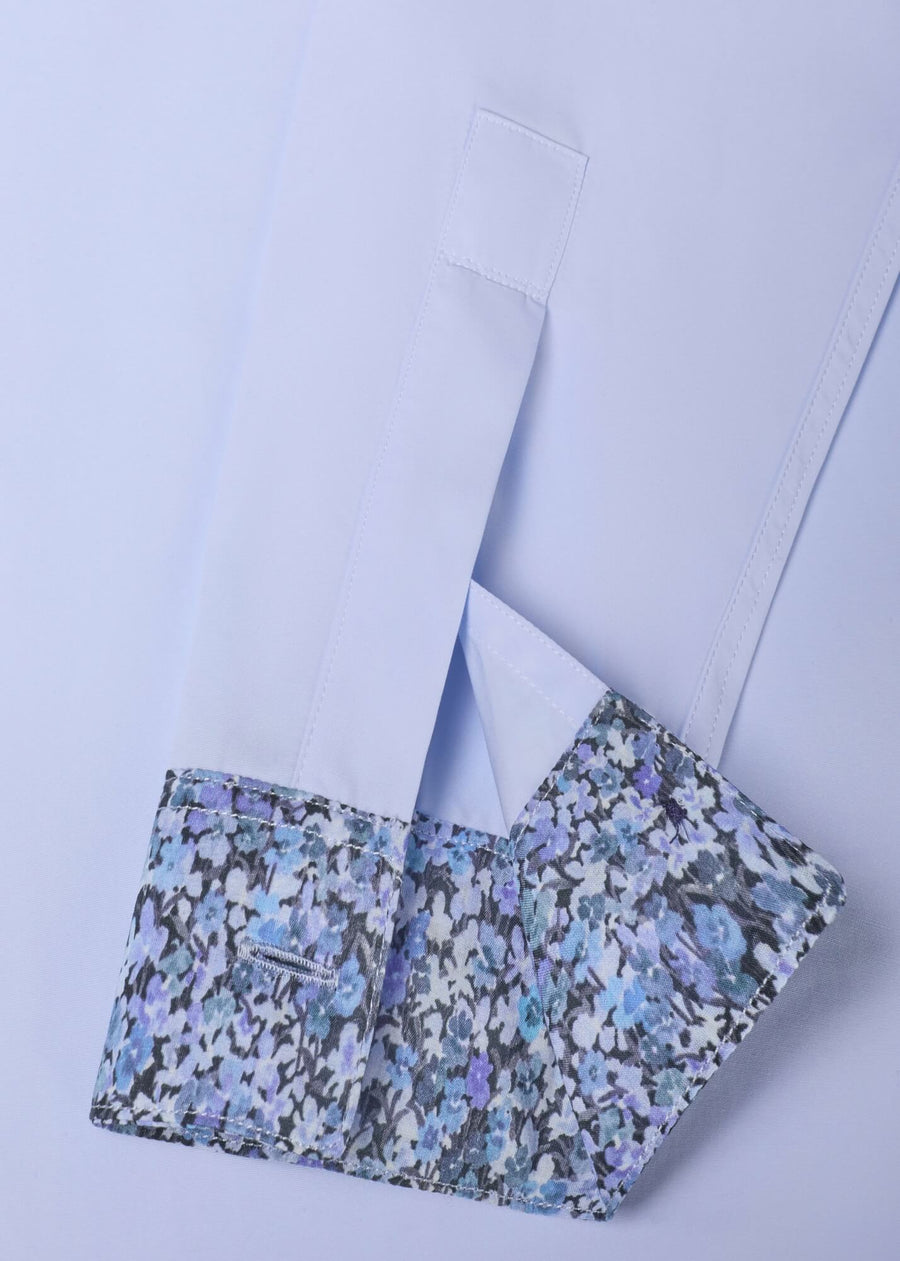 Blue Shirt Womens Long Sleeve by Julia Bo
