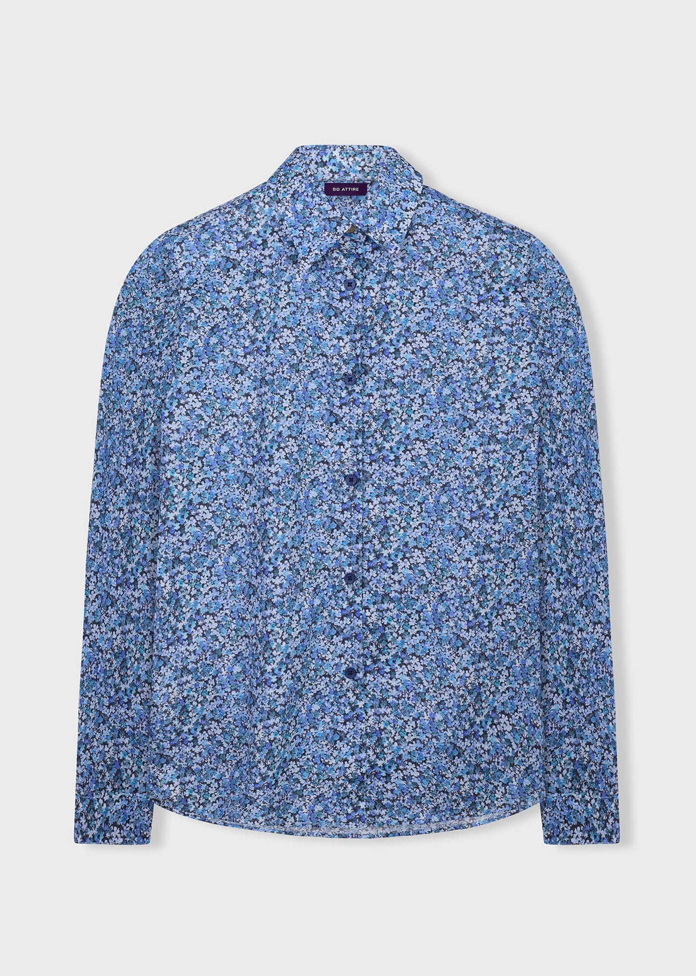 Blue Floral Shirt