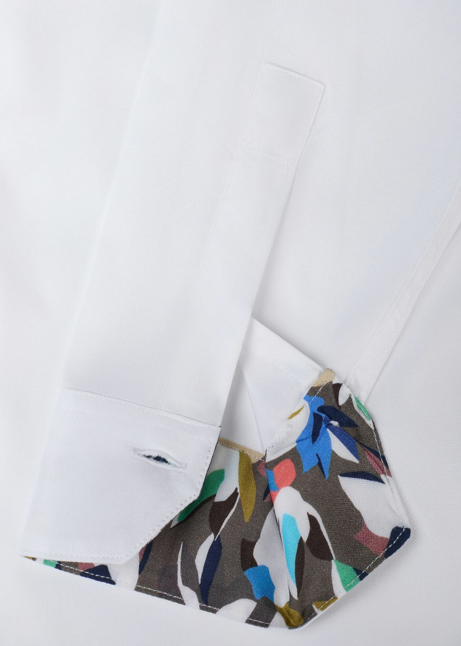 ladies white oxford button down shirt for women by julia bo 