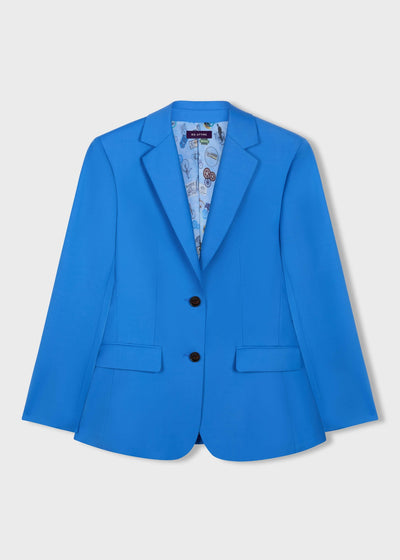 light blue blazer for women by julia bo