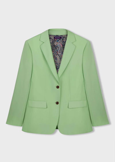lime green blazer women