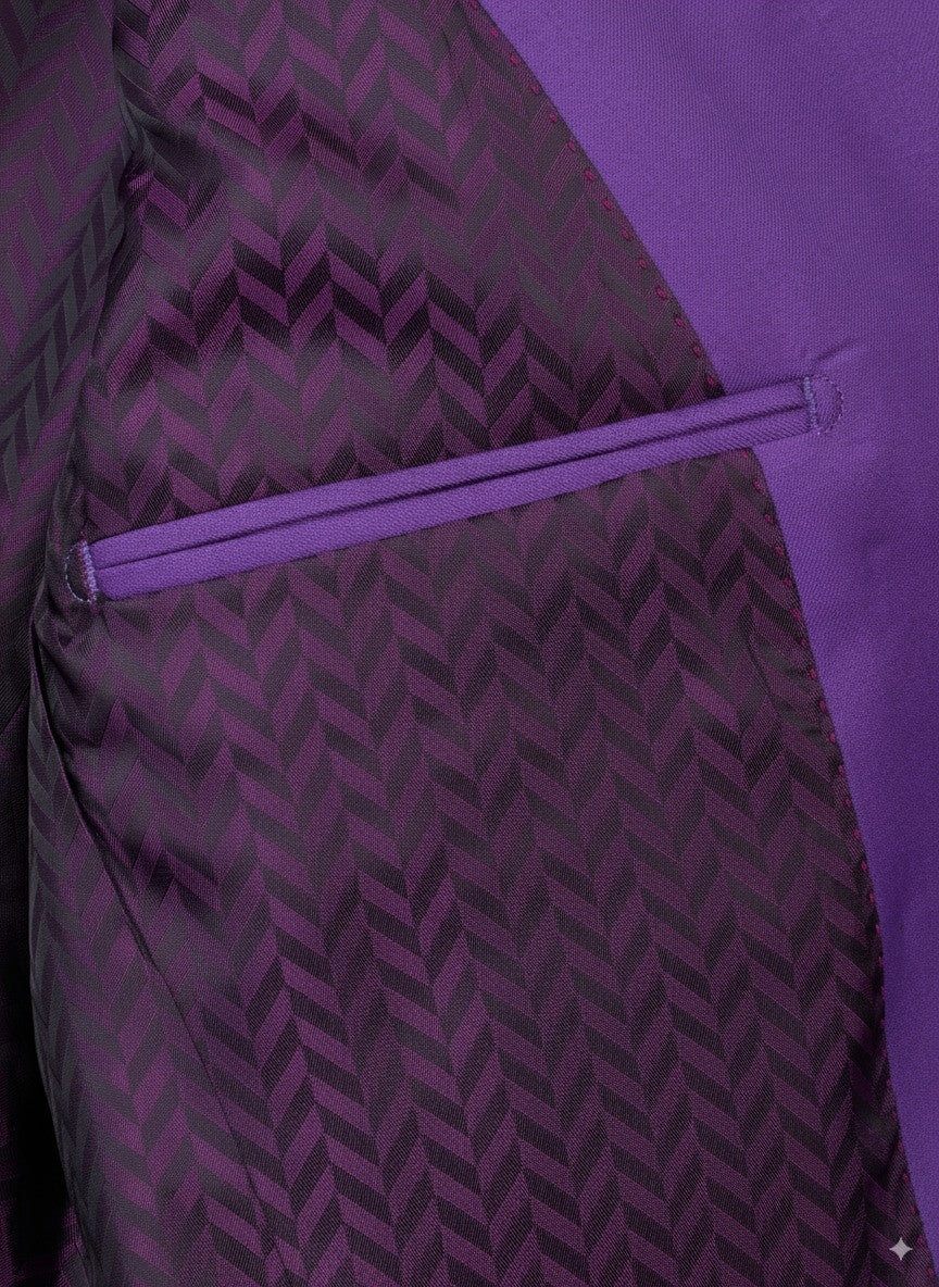 purple womens suit by julia bo