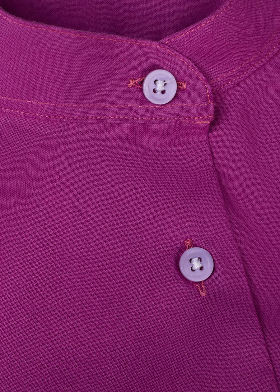 Purple Linen Shirt Women