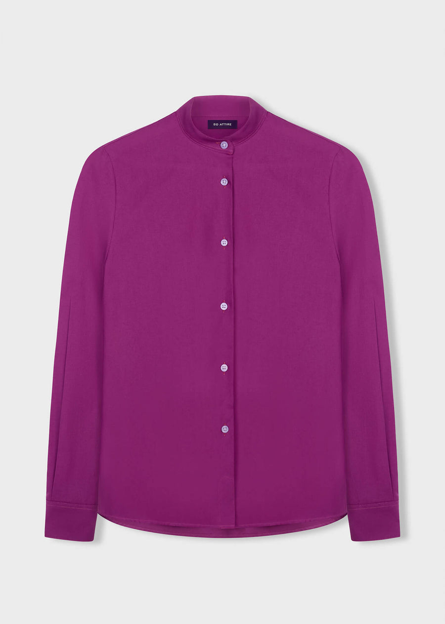 Purple Linen Shirt Women