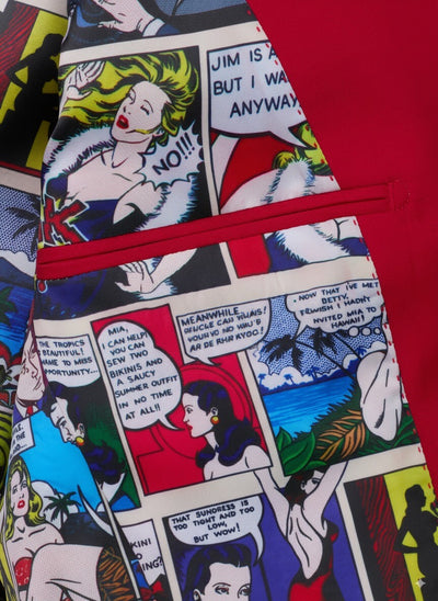 red blazer for women by julia bo