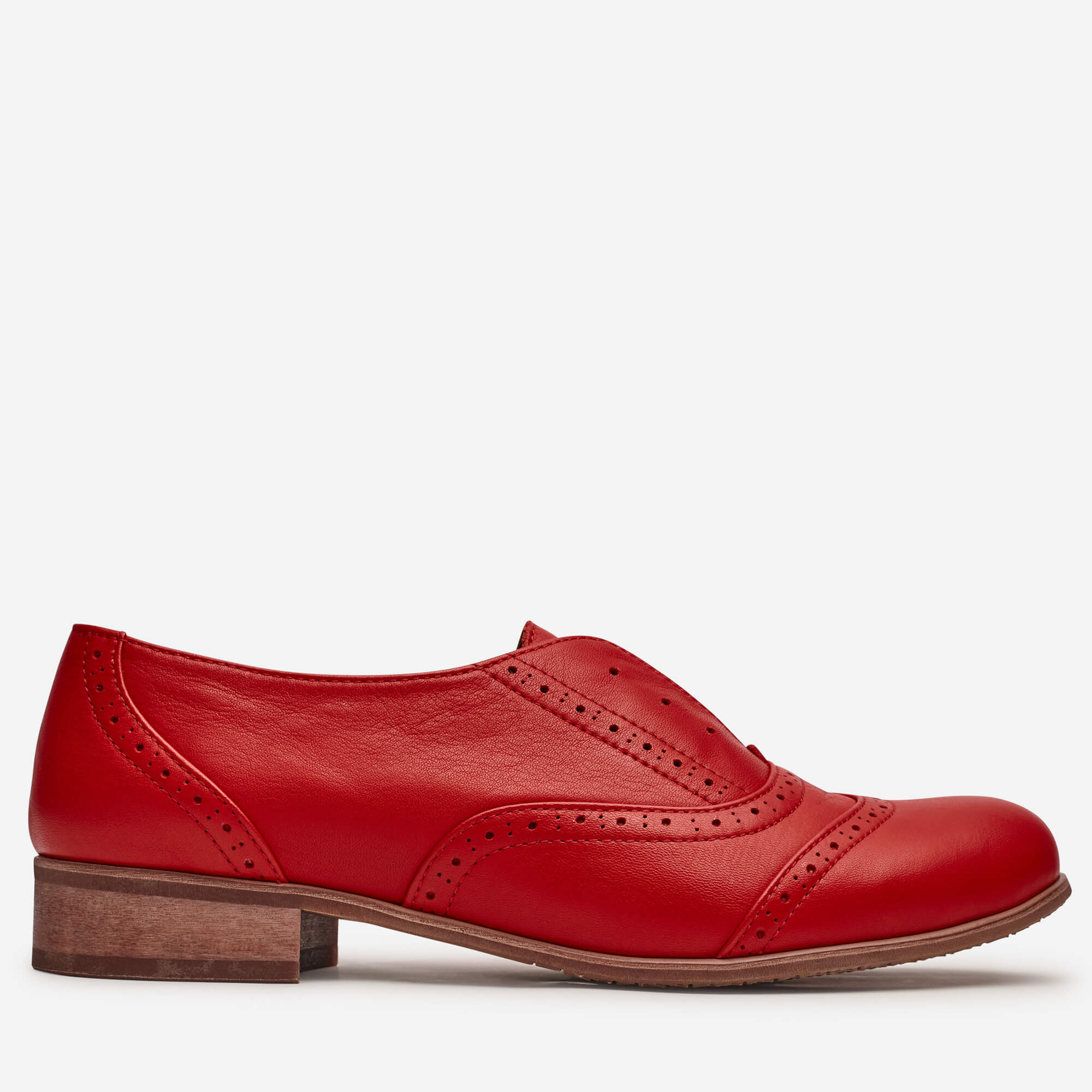 Leather Brogues Jeffery West Burgundy Shoes Oxford Shoes Red