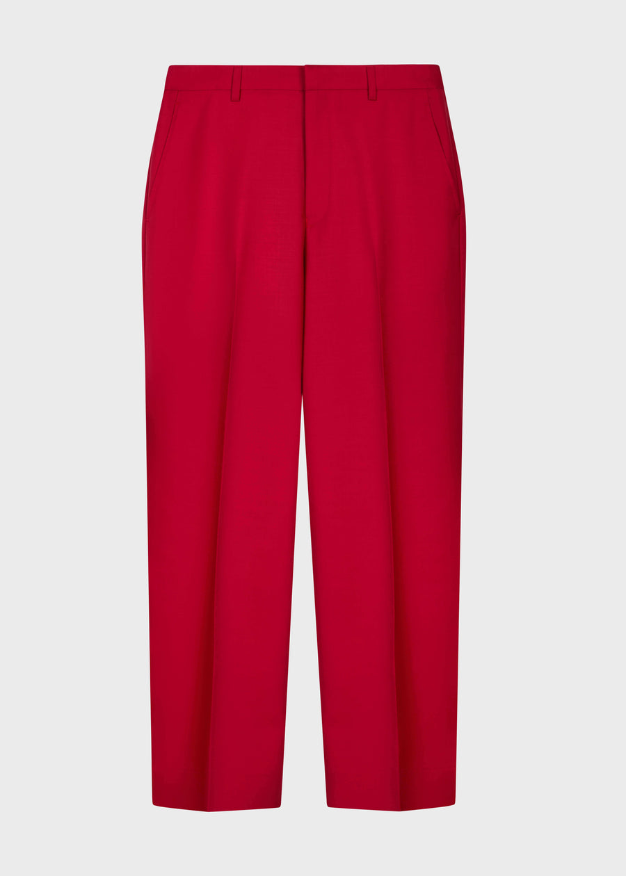 red pant suit for women by julia bo