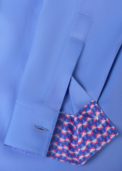 Royal Blue Concealed Placket