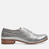 silver shoes brogues by julia bo
