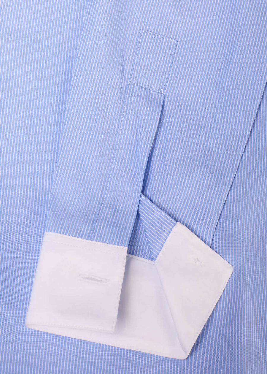 Blue & White Stripped Shirt