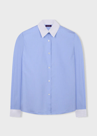 Blue & White Stripped Shirt