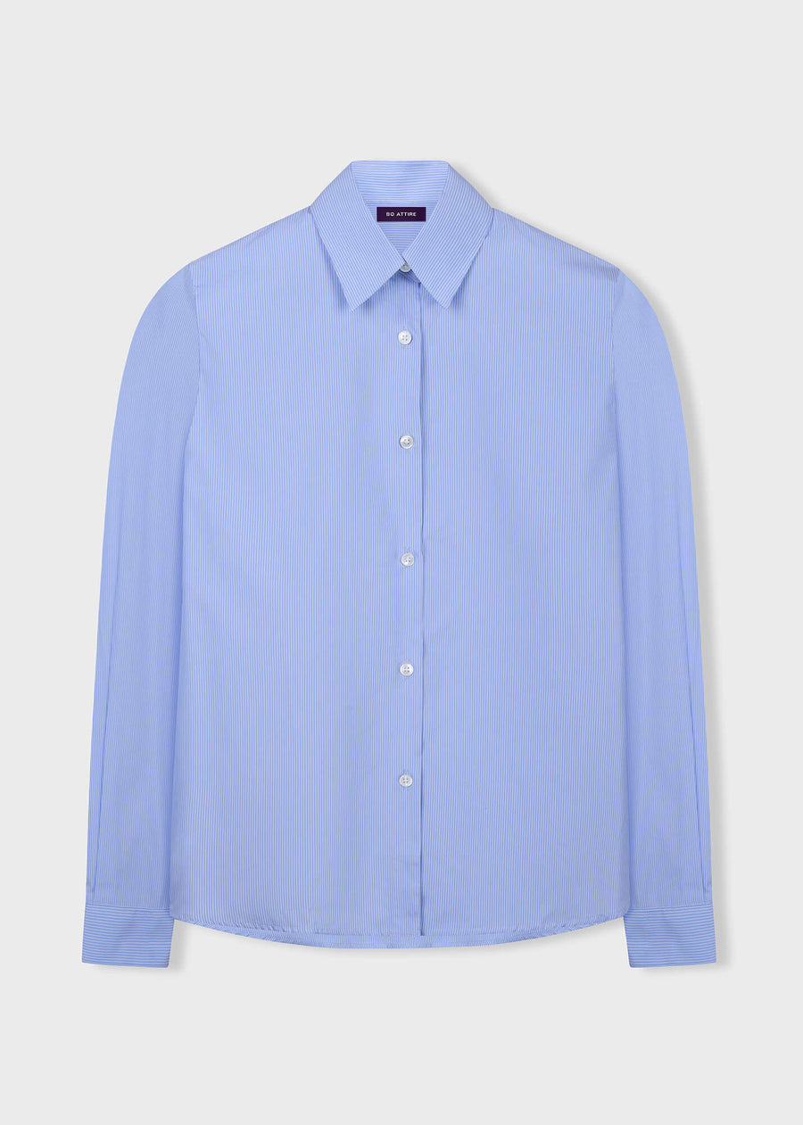 Stripped Blue and White Shirt by Julia Bo