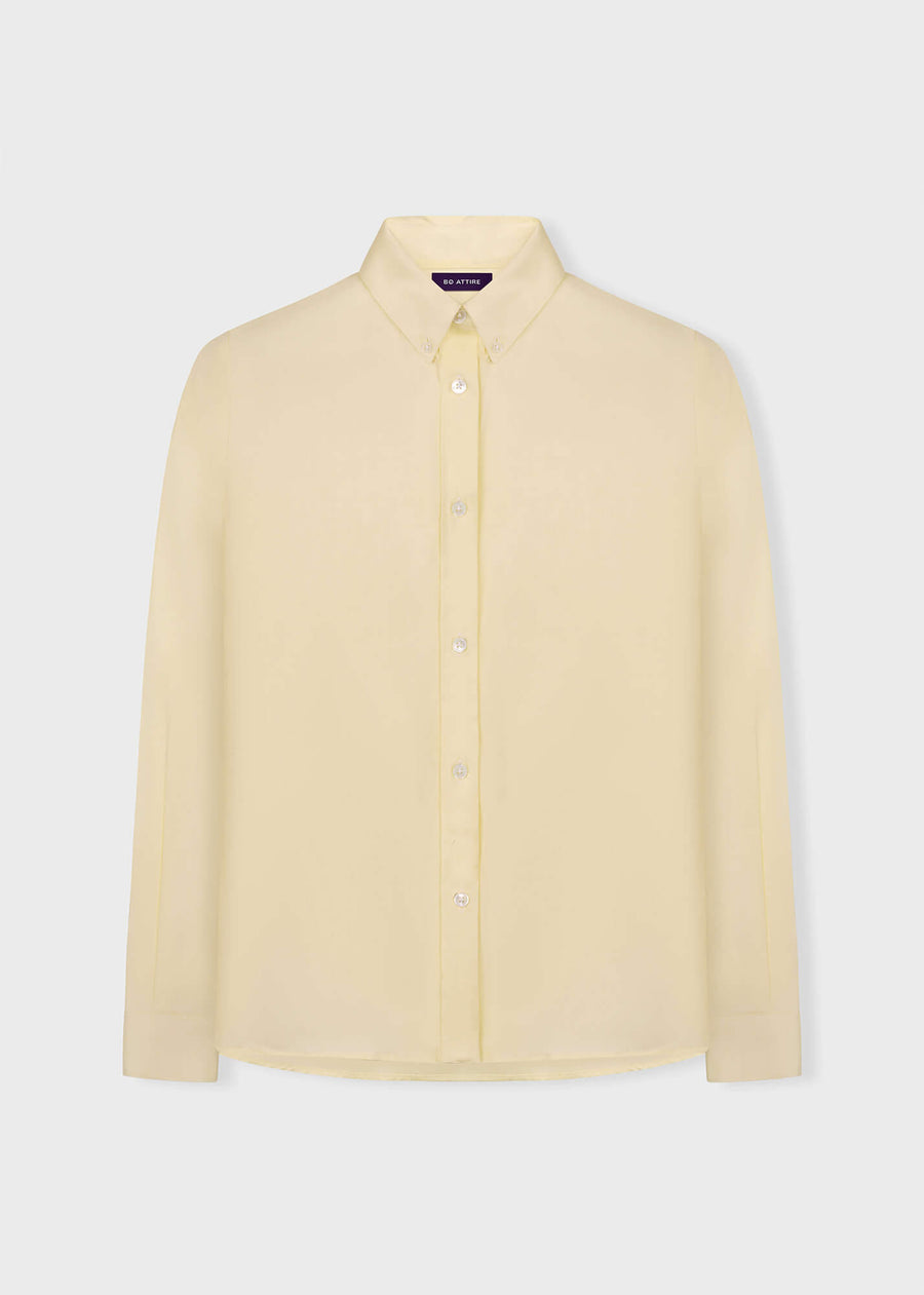 yellow oxford shirt women by julia bo