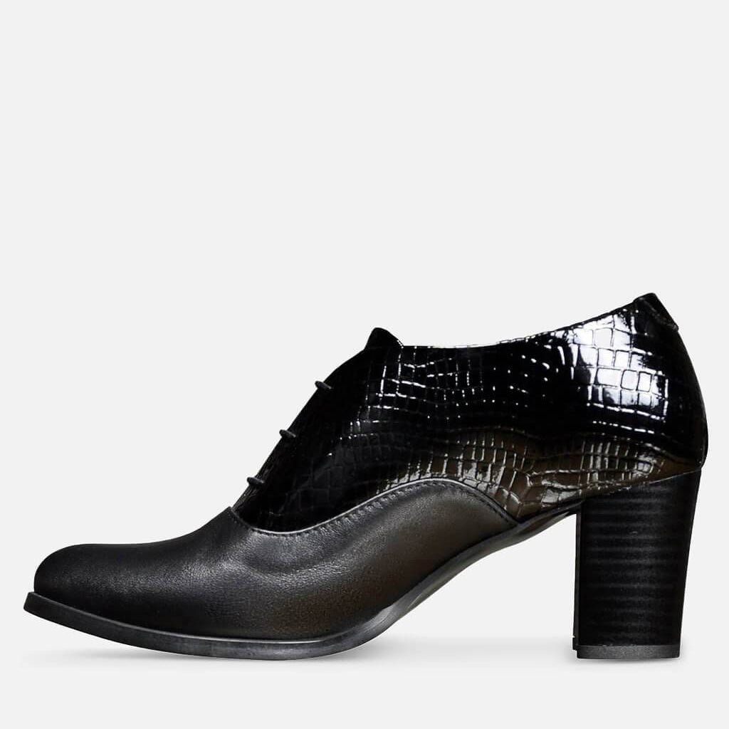 Black Oxford Pumps Holborn by Julia Bo Women s Oxfords Boots
