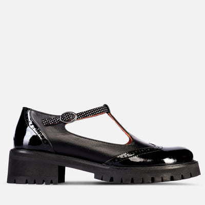 black mary jane shoes platform 