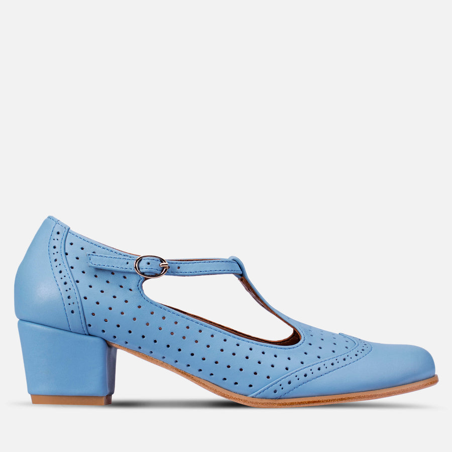 Blue mary jane shoes uk top