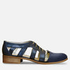 cut out oxford shoes blue leather