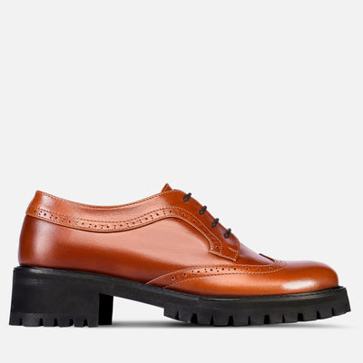 brown oxford shoes women tractor sole