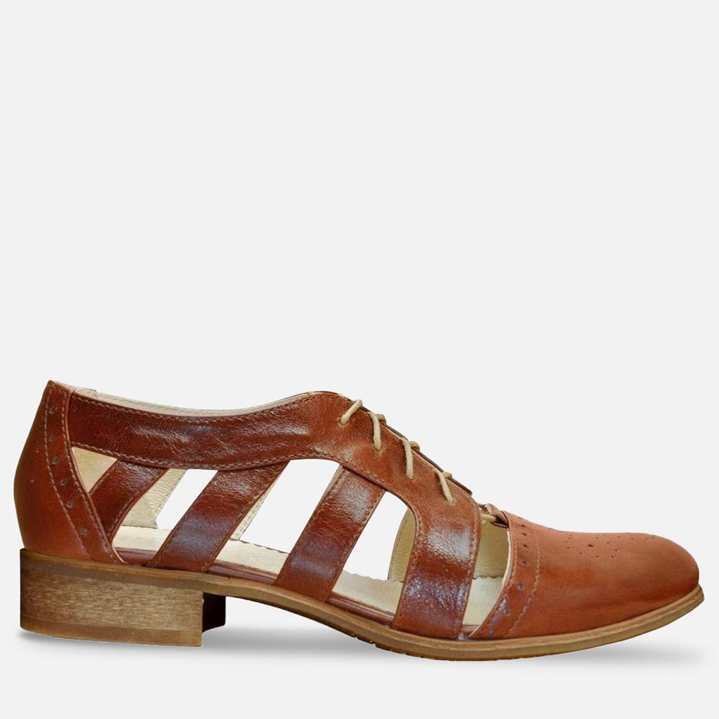 Cut Out Low Heel Oxford Shoes by Julia Bo Women s Custom Oxfords Julia Bo Women s Oxfords