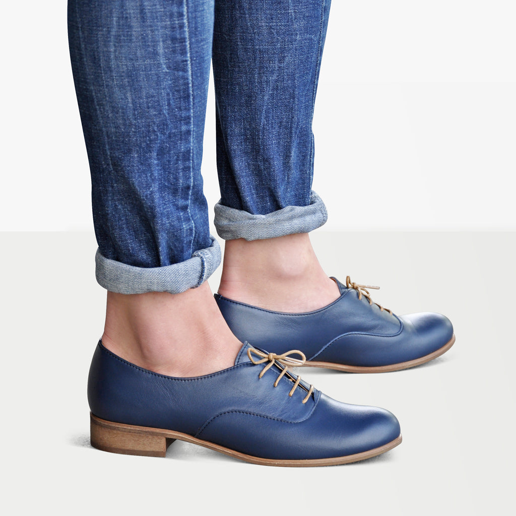 Women's Lenox - Oxfords, Navy Blue, US 10.5-11 Women's Lenox - Oxfords, Navy Blue, US 10.5-11