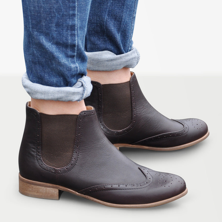 chelsea boots women leather by Julia Bo