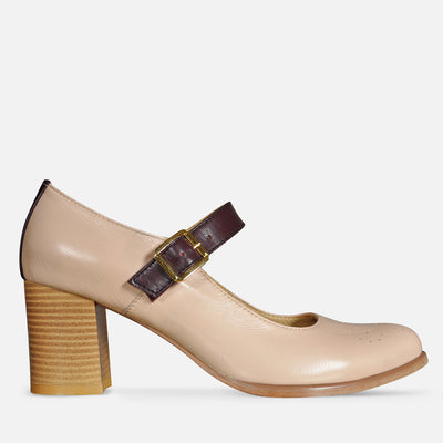 block heel mary jane pumps - Julia Bo