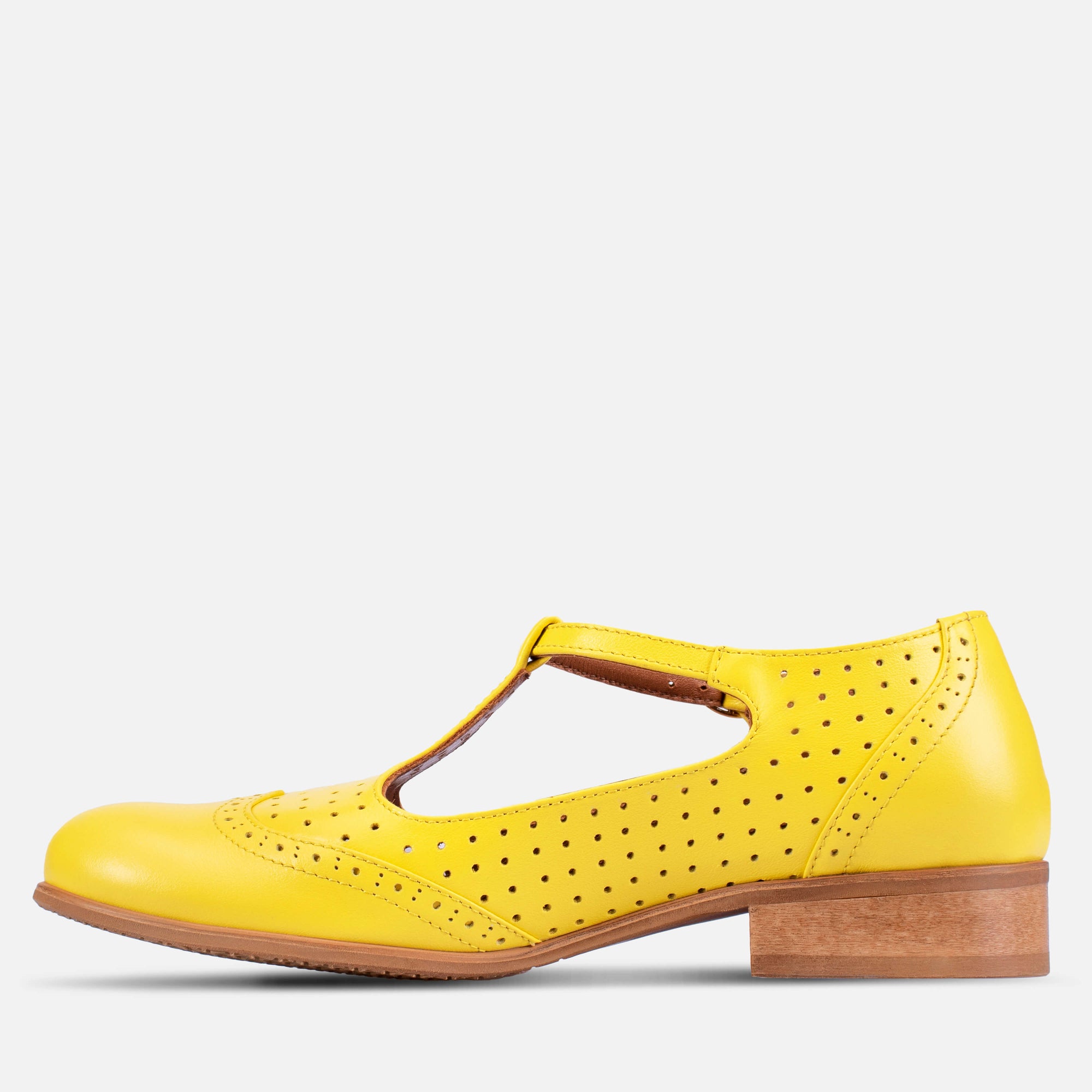 Yellow Mary Jane Shoes by Julia Bo - Julia Bo Yellow Mary Jane Shoes by Julia Bo - Julia Bo