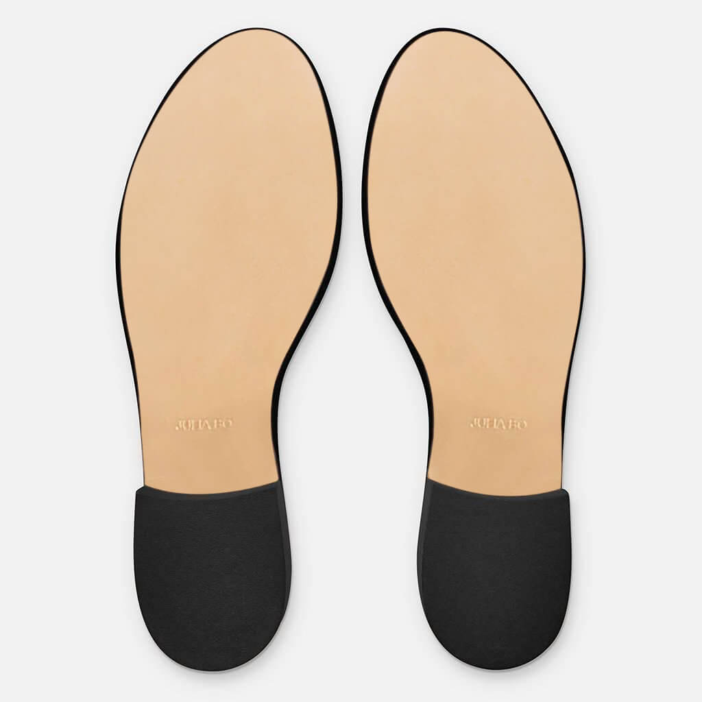 Black Leather Sole - 1" Heel Black Leather Sole - 1" Heel