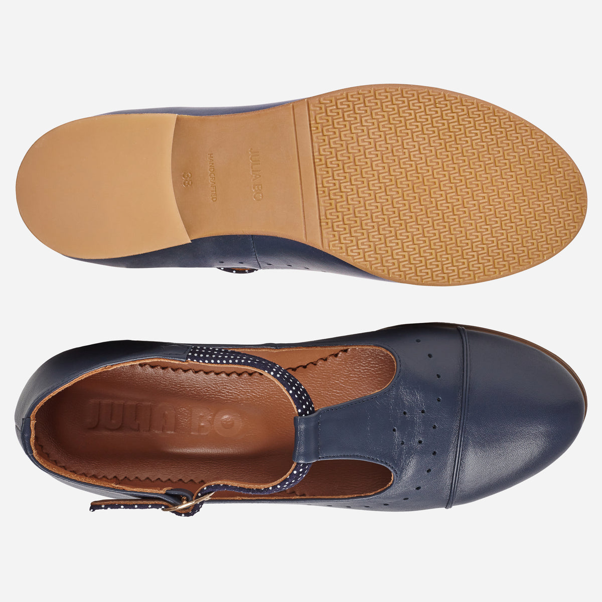 Blue mary jane shoes for women Handmade by Artisans Julia Bo