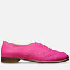pink oxford shoes leather