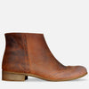 Women's Brown Leather Ankle Boots by Julia Bo | Custom Made Boots